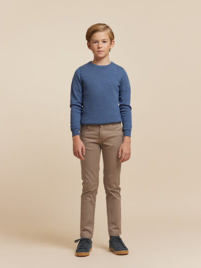 PANTALON 5 POCKETS KIDS CAMEL