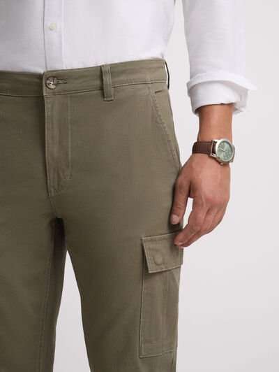 PANTALON CARGO ELVIS VERDE