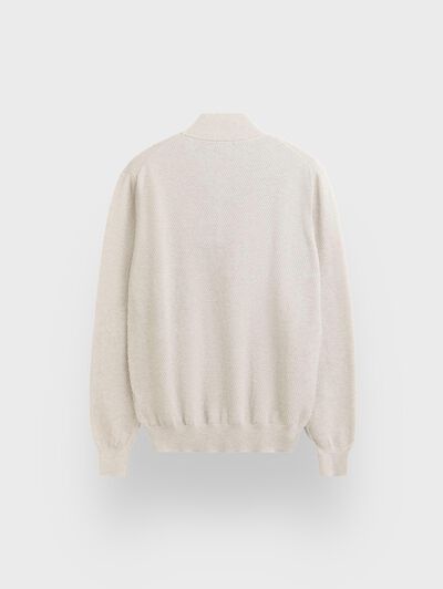 JERSEY CREMALLERA CRUDO