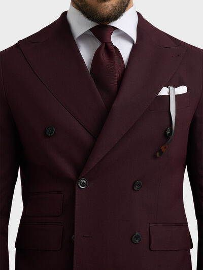 AMERICANA DOPPIO PLAIN BURDEOS