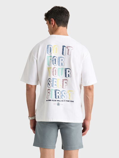 CAMISETA LETTERS BLANCO