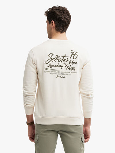 SUDADERA SCOOTER CRUDO