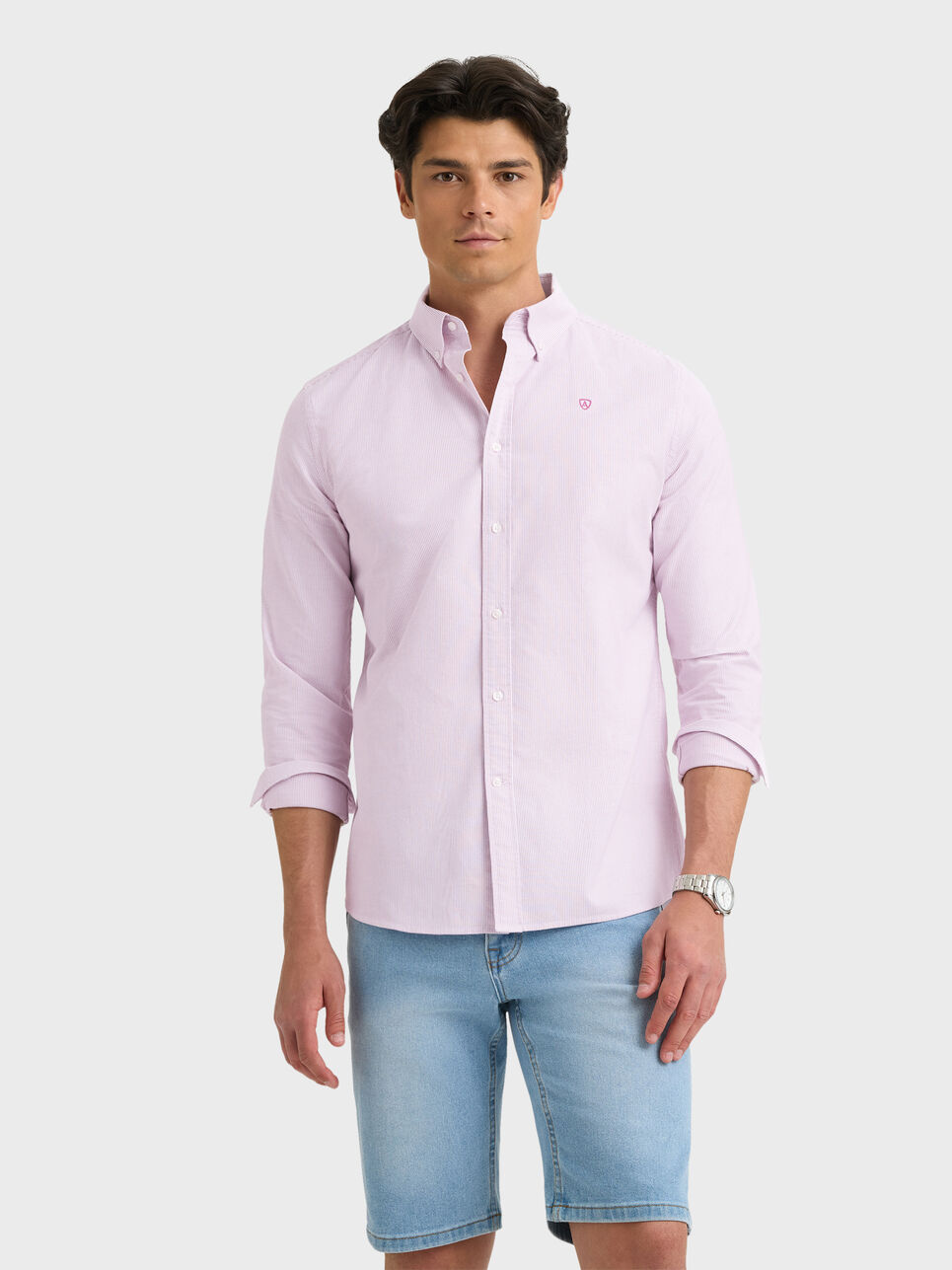 CAMISA OXFORD MIL RAYAS