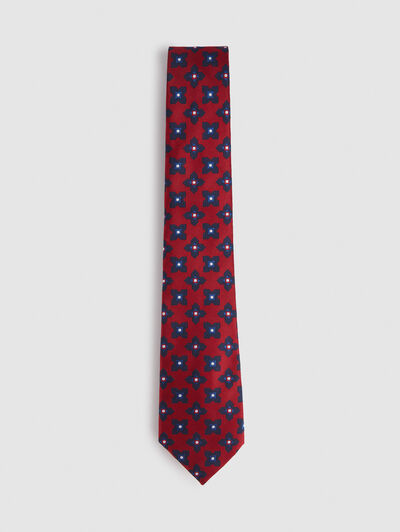 CORBATA JACQUARD MF ROJO