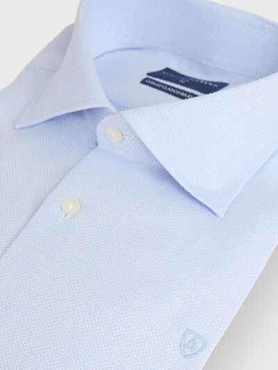 CAMISA MISTER NIDO CELESTE