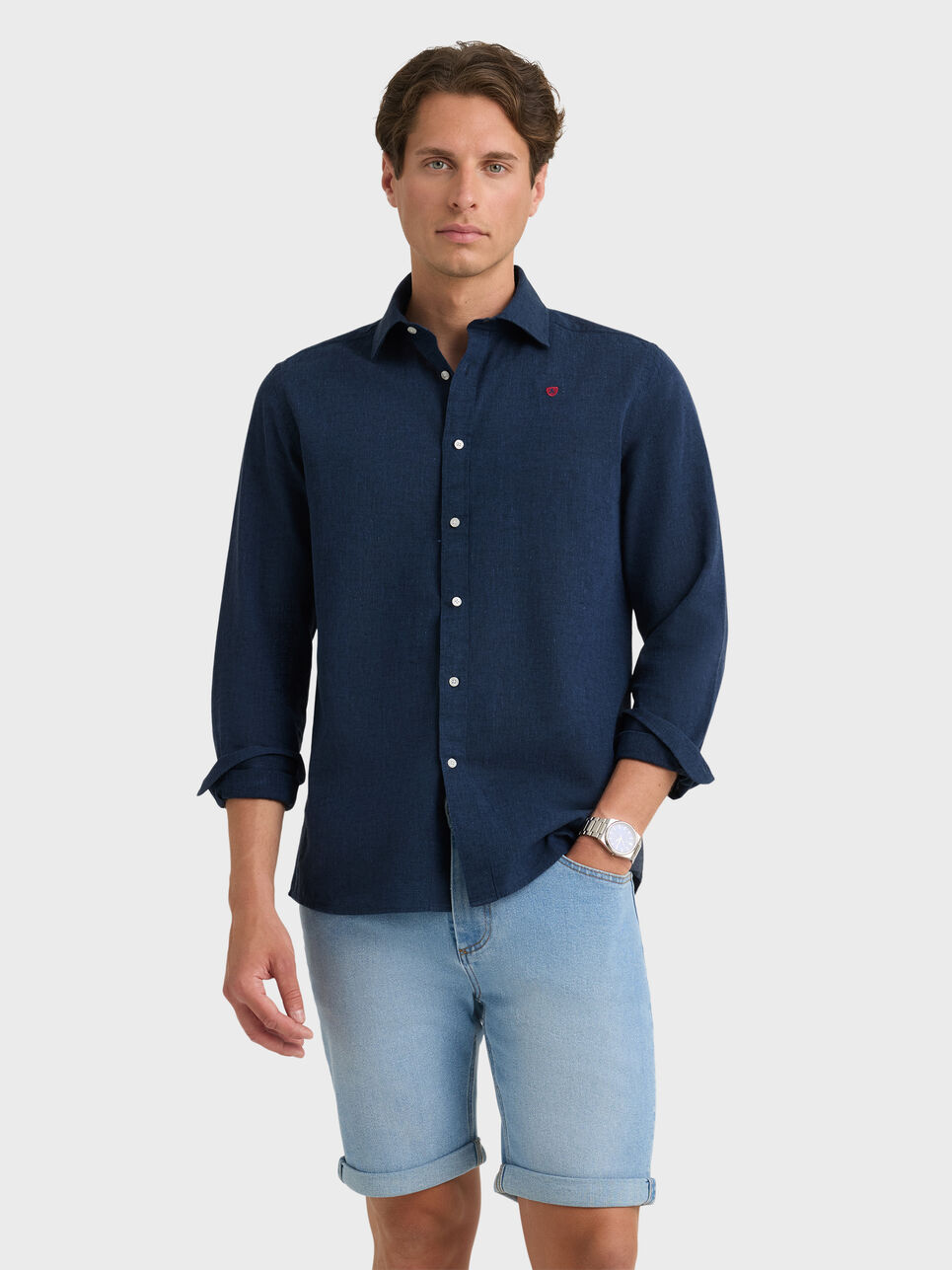 CAMISA LINO CHAMBRAY