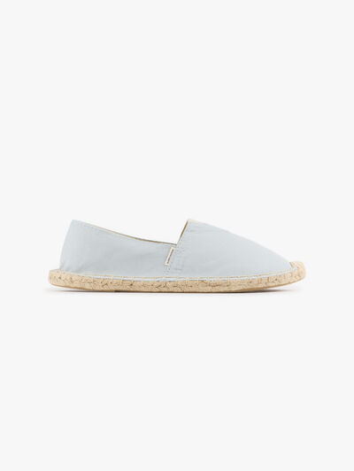 ESPADRILLES COTTON CANVAS CELESTE