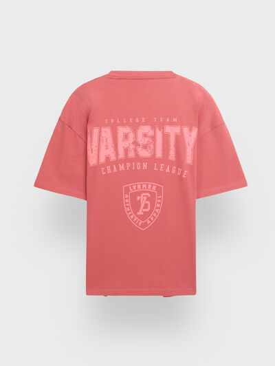 CAMISETA VARSITY ROJO