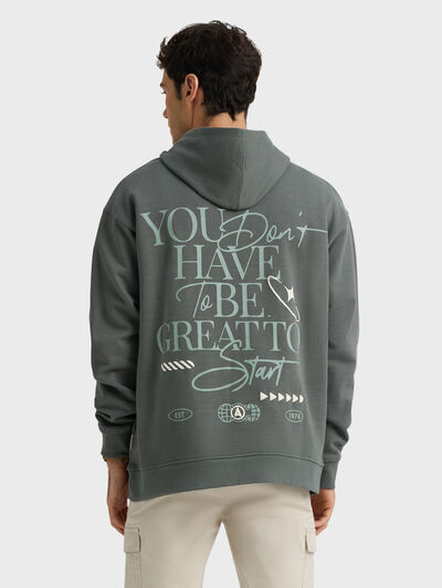 SUDADERA START VERDE