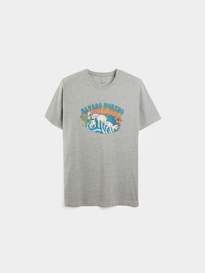 CAMISETA GROOVY GRIS