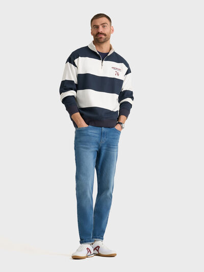 SUDADERA CREATIVE AZUL MARINO