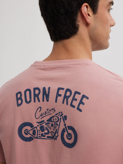 CAMISETA BORN FREE ROSA