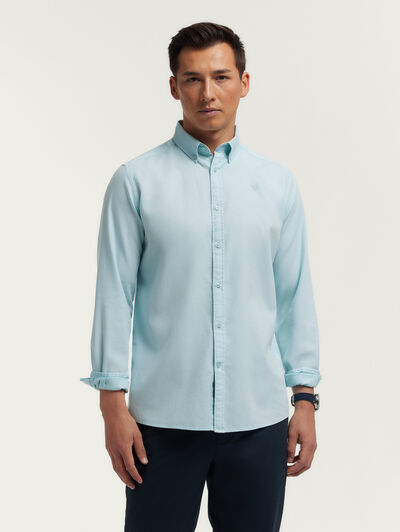 CAMISA PANAMA DYE VERDE AGUA