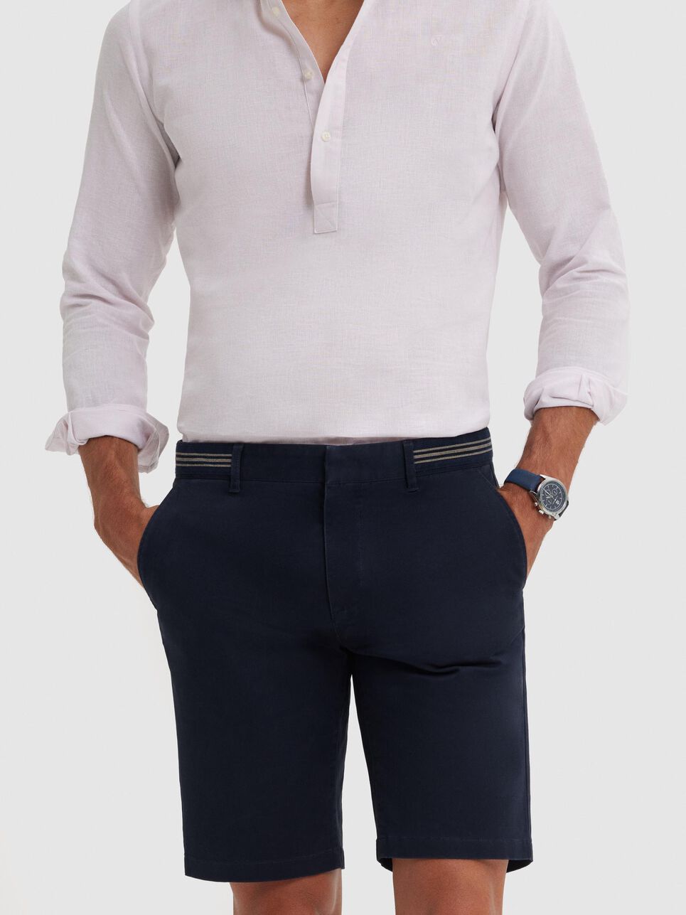 BERMUDA REGIMENTAL AZUL MARINO