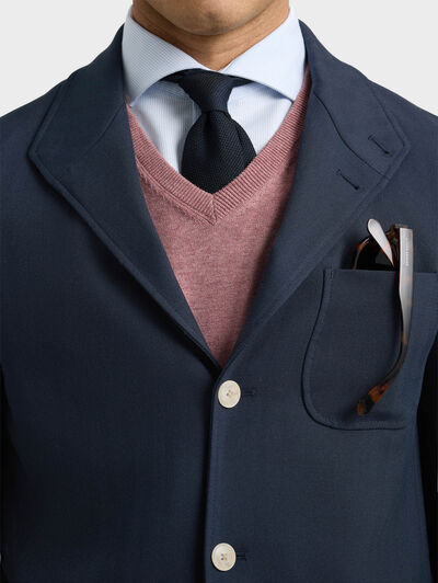 CHAQUETA TEBA AZUL MARINO