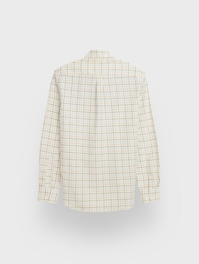 CAMISA HUNTER CHECKS CAMEL