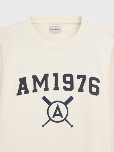 SUDADERA PATCH CRUDO