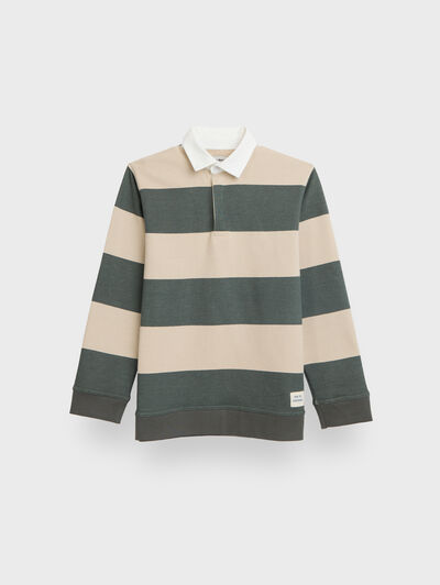 SUDADERA POLO KIDS VERDE