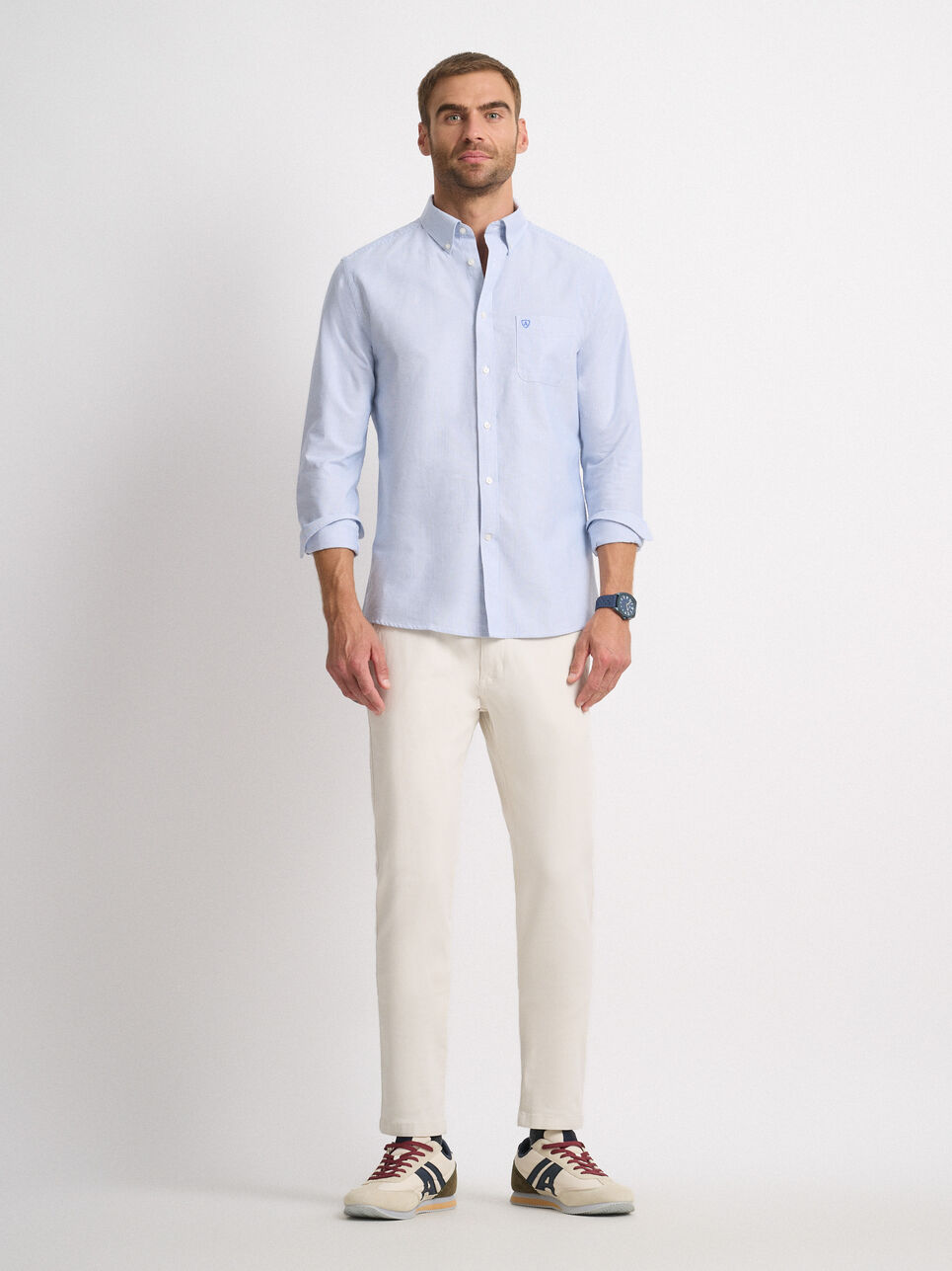 CAMISA MIL RAYAS POCKET