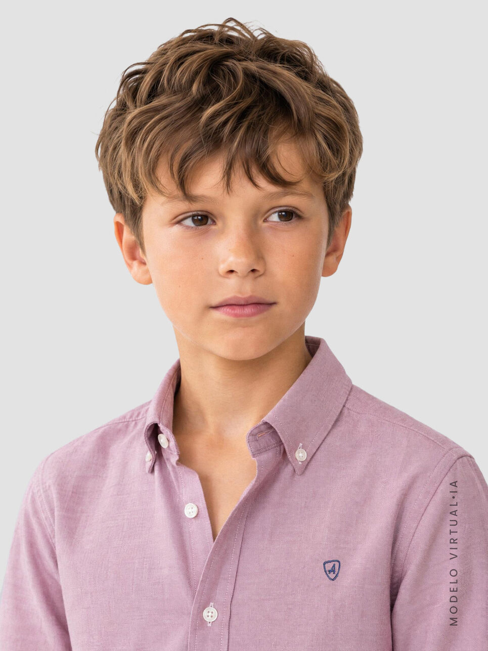 CAMISA OXFORD SOLID KIDS