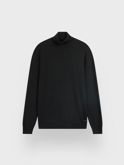 JERSEY CUELLO VUELTO NEGRO
