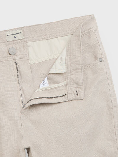 PANTALON ESTRUCTURA BEIGE