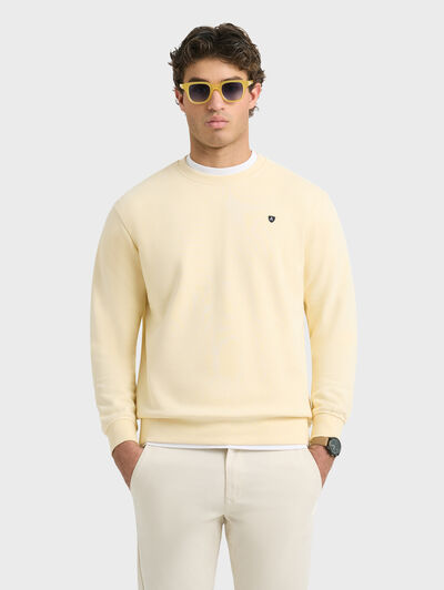 SUDADERA BASICA AMARILLO