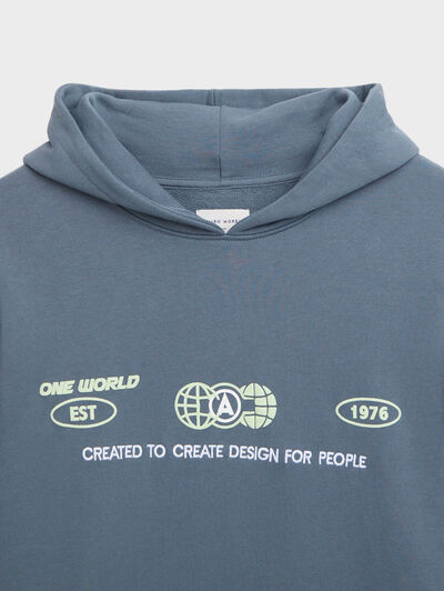 SUDADERA PARADISE AZUL MARINO