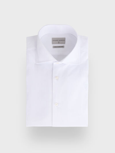 CAMISA ROMA DIAGONAL BLANCO