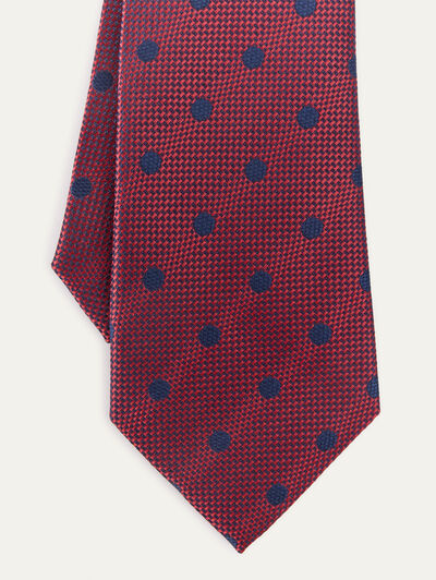 CORBATA JACQUARD MF ROJO