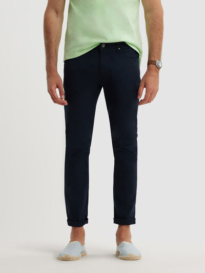 PANTALON 5 BOLSILLOS AZUL MARINO