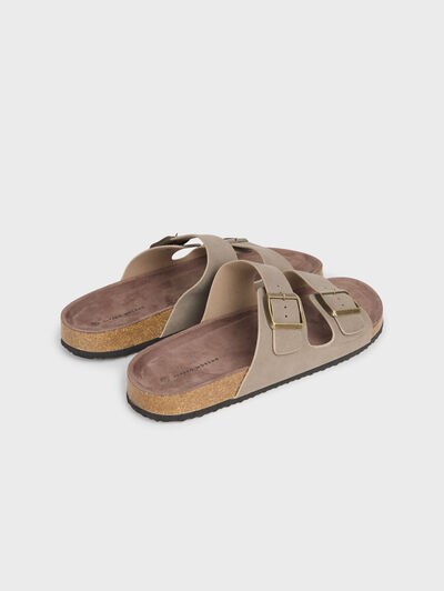 SANDALIAS HEBILLAS BEIGE