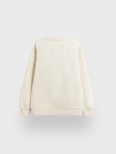 SUDADERA BOSTON KIDS BEIGE