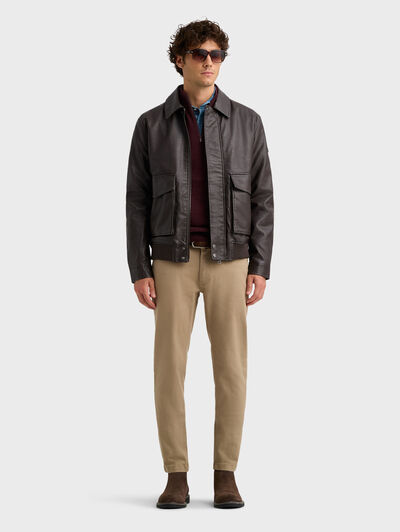 CAZADORA HARRIGTON MARRÓN