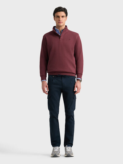 SUDADERA WANDER BURDEOS