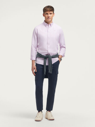 CAMISA OXFORD DIPLO ROSA