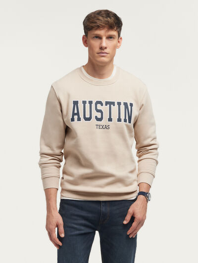 SUDADERA AUSTIN BEIGE