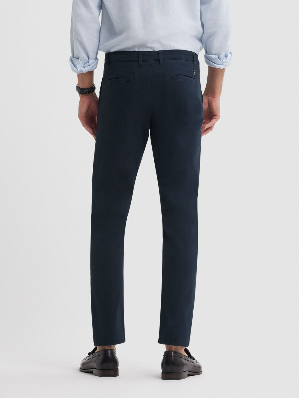 Vestir Hombre PantalÃ³n Azul Marino Hombre Skinny Pantalones