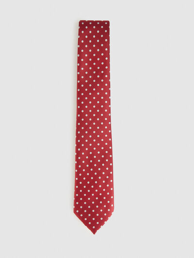 CORBATA JACQUARD MF ROJO