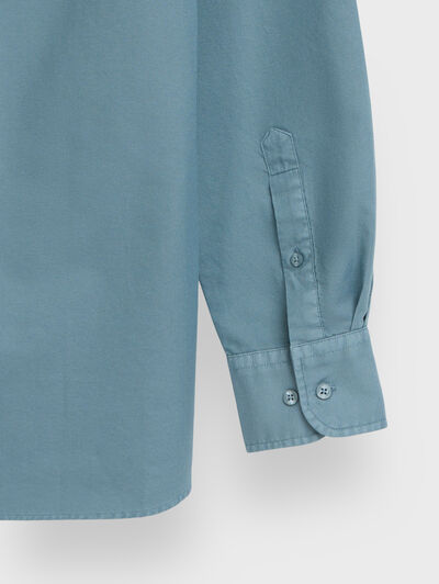CAMISA OXFORD DYE AZUL
