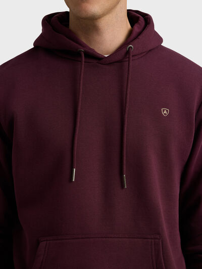 SUDADERA NELLAN BURDEOS