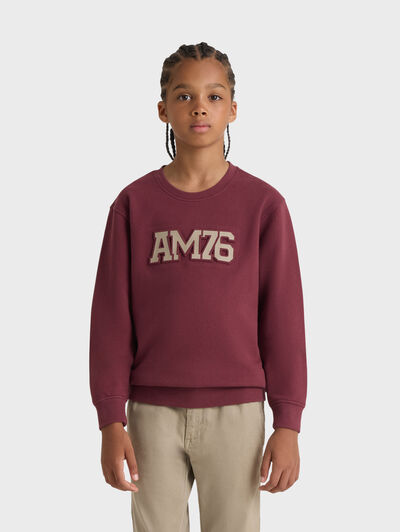 SUDADERA OFFICIAL KIDS BURDEOS