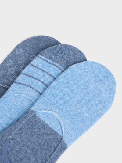 CALCETINES INVISIBLES AZUL