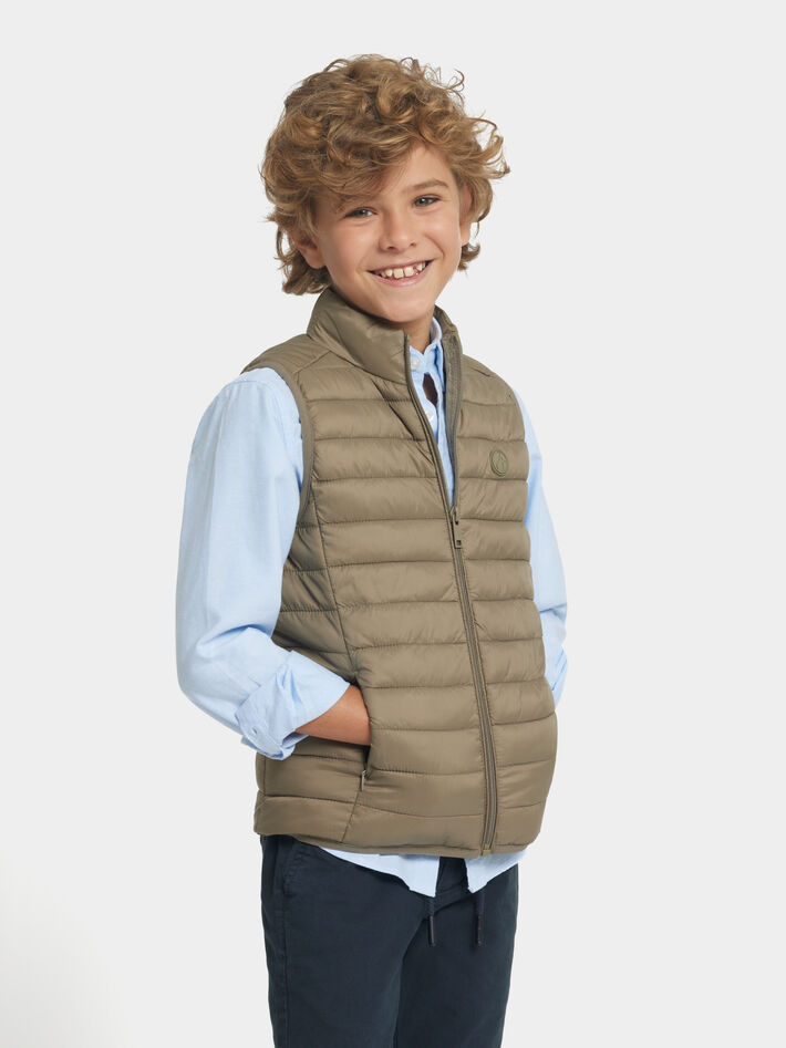 CHALECO KIDS CAMEL