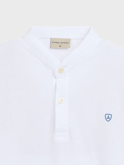 POLO MAO TRENDY BLANCO