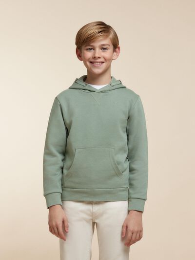 SUDADERA NELSON KIDS VERDE