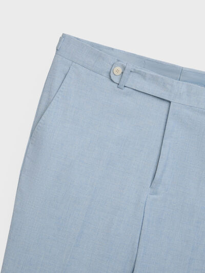 PANTALON CAPO ESTRUCTURA CELESTE