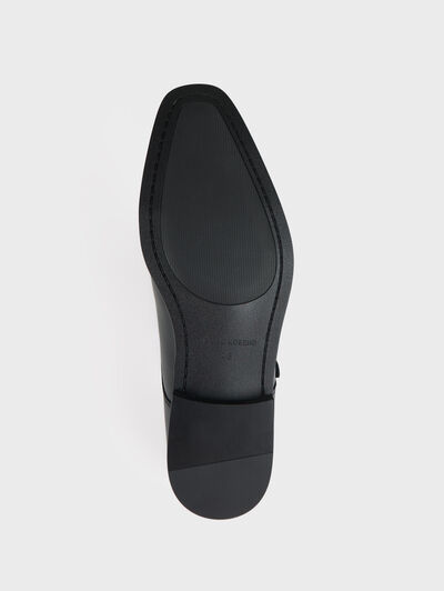 ZAPATOS DOBLE HEBILLA NEGRO