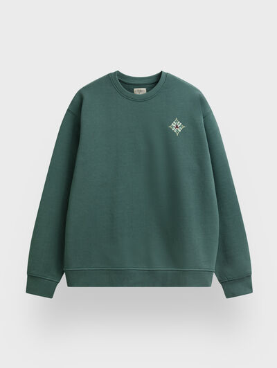 SUDADERA ETHNIC VERDE