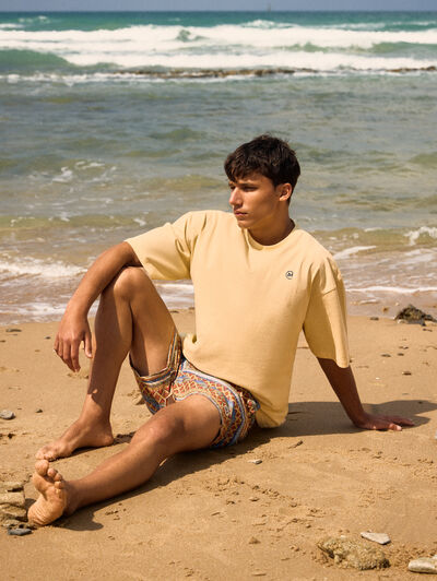 CAMISETA CASUAL AMARILLO